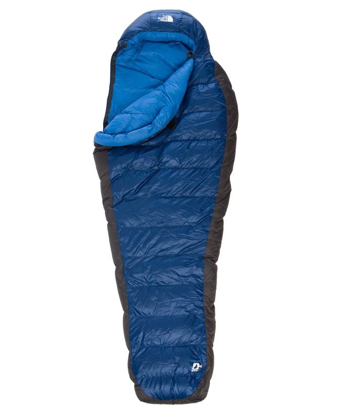 the north face blue kazoo sleeping bag