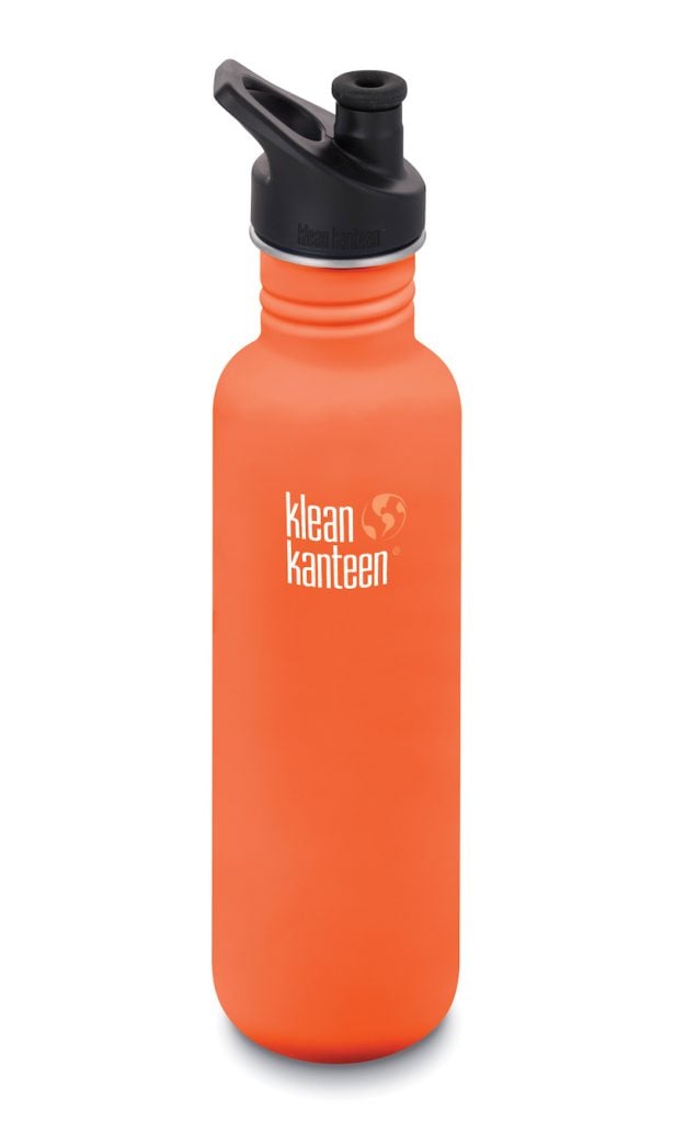 klean-kanteen-classic-orange-bottle - Wired For Adventure