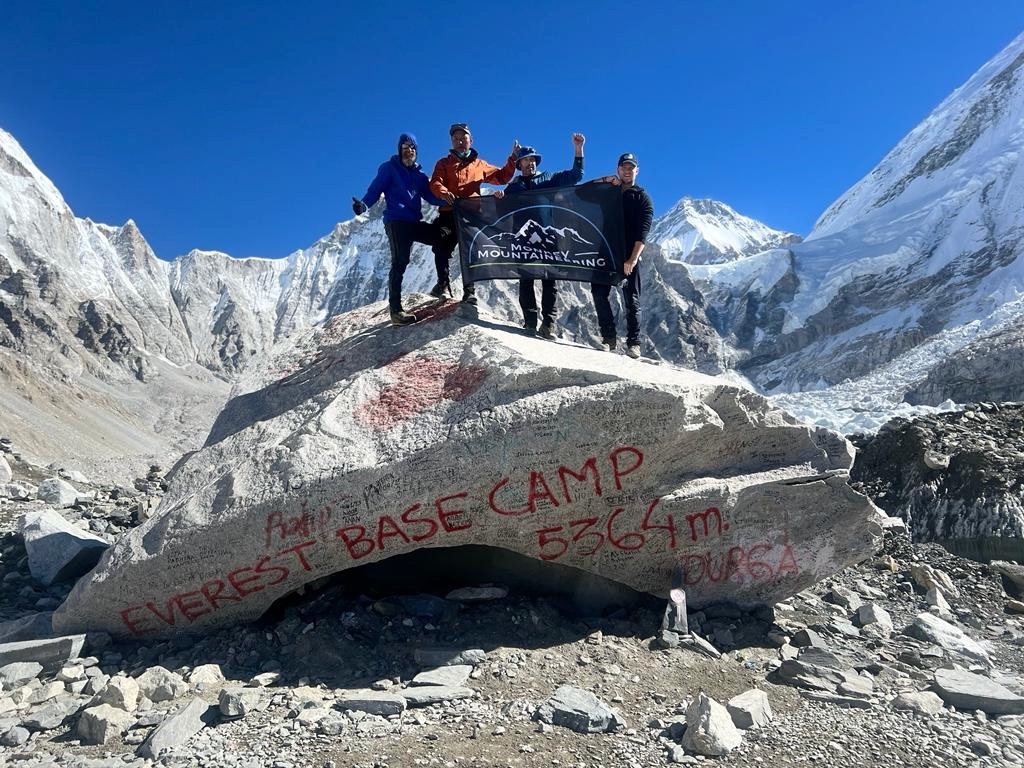 Monkey Mountaineering at Everest Base Camp